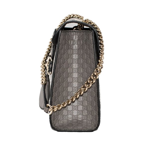 Gucci Emily Medium Leather Chain Shoulder Bag - Picture 4 of 11